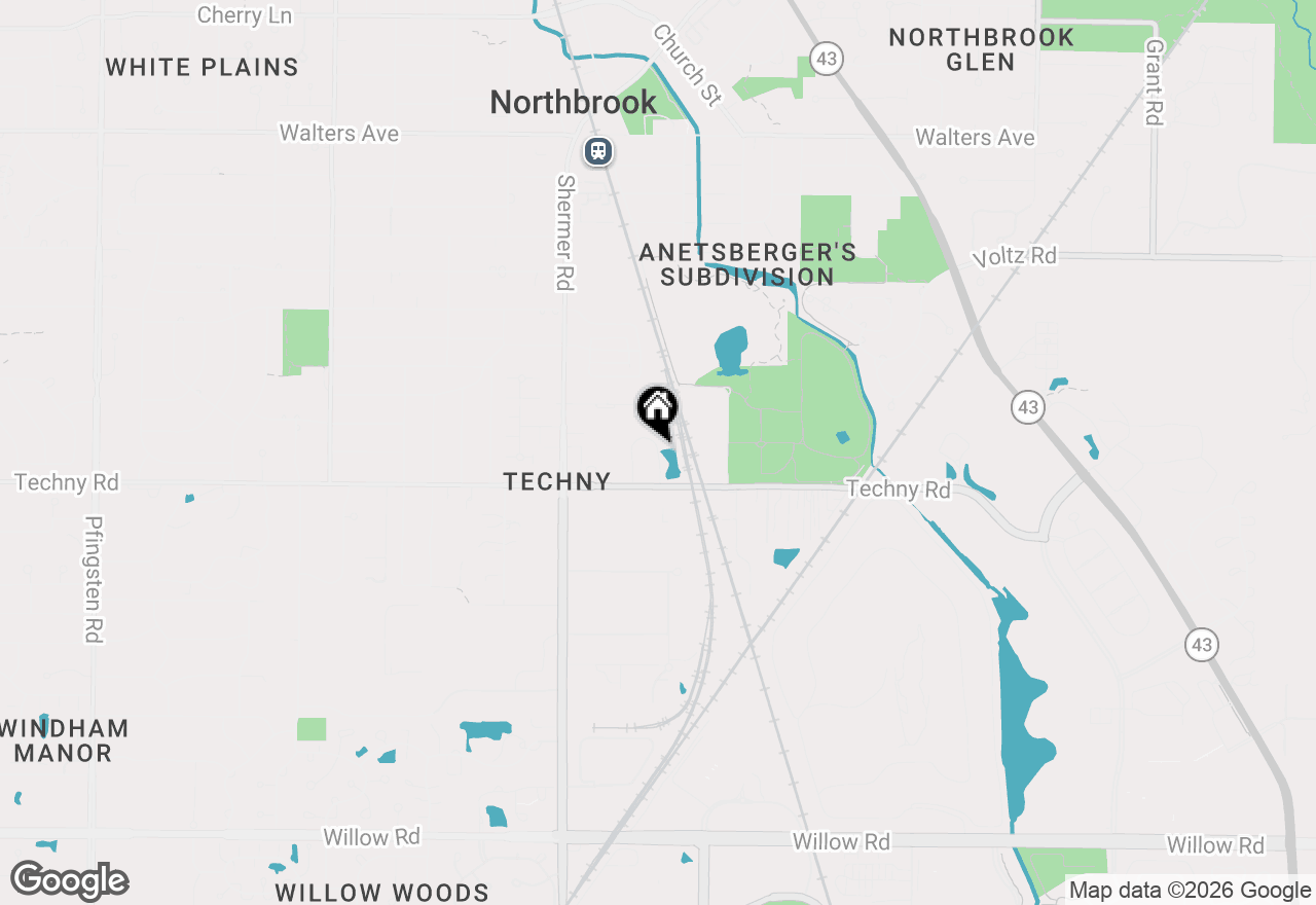 Map of 1999 Kingsley Circle, Northbrook, IL 60062