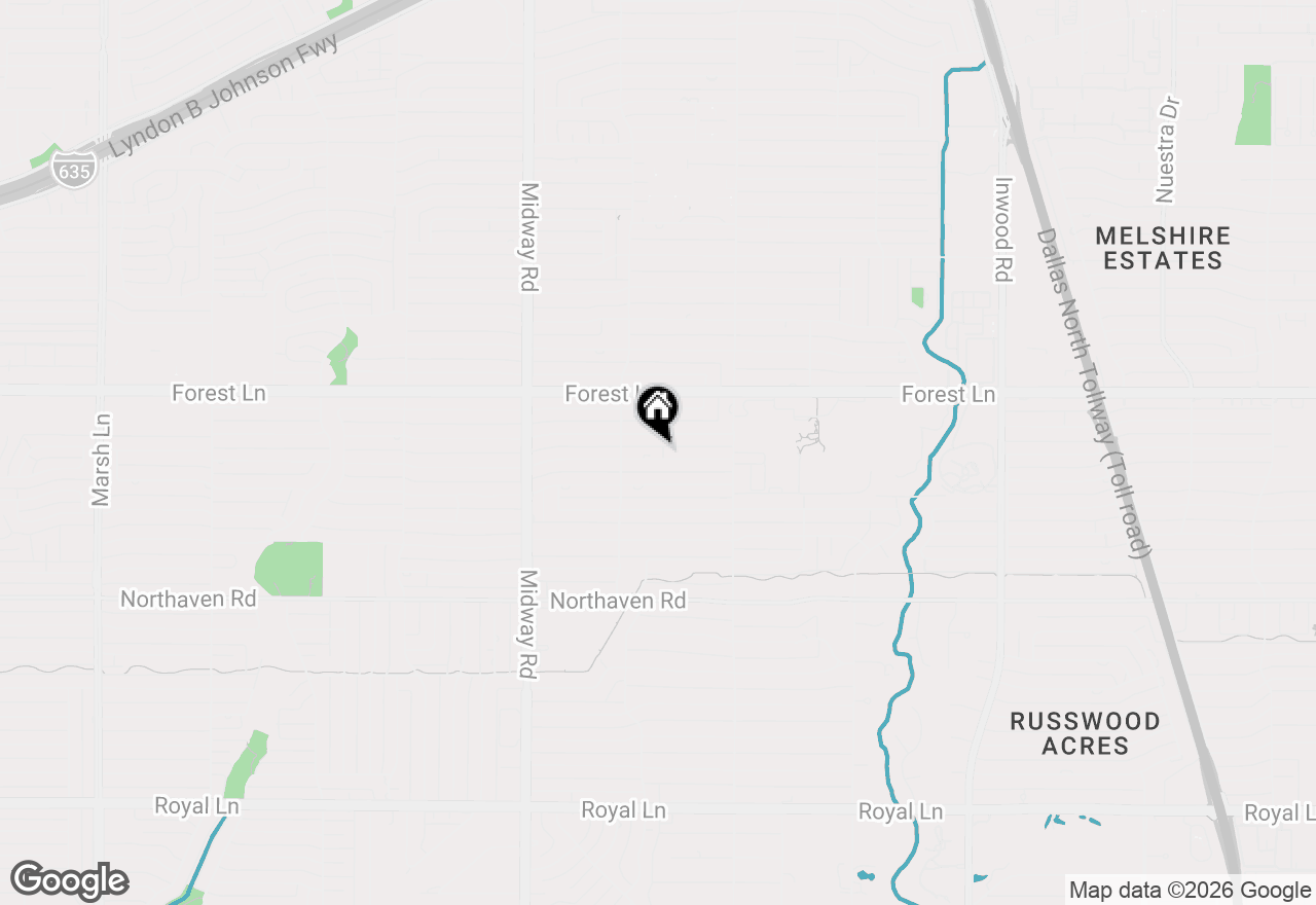 Map of 4441 Hockaday Drive, Dallas, TX 75229