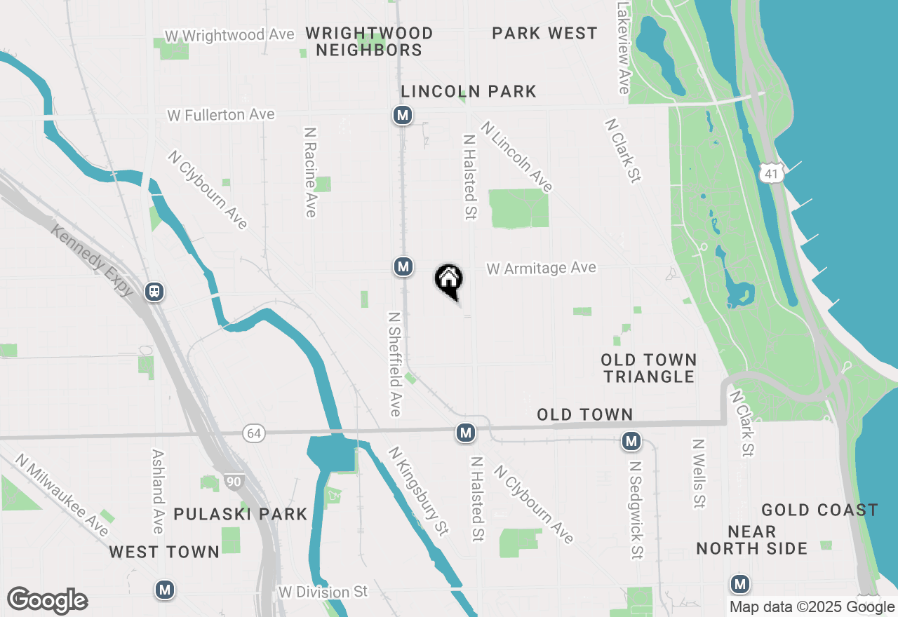 Map of 1910 N Dayton Street, Chicago, IL 60614