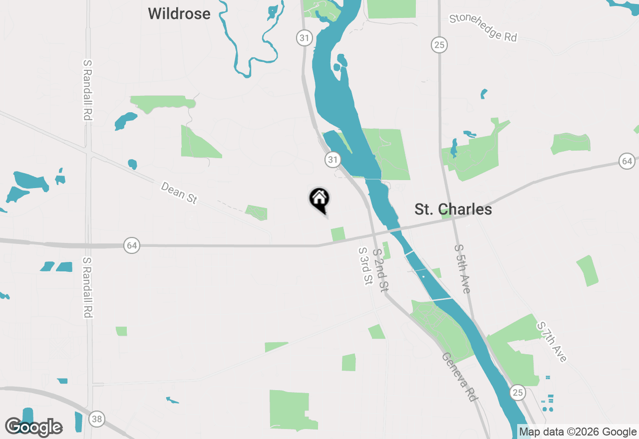 Map of 515 State Street, St. Charles, IL 60174