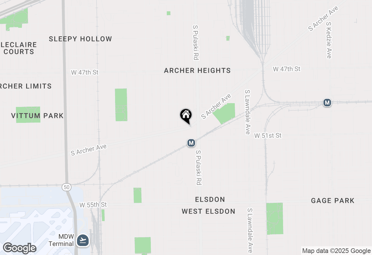Map of 5030 S Archer Avenue, Chicago, IL 60632