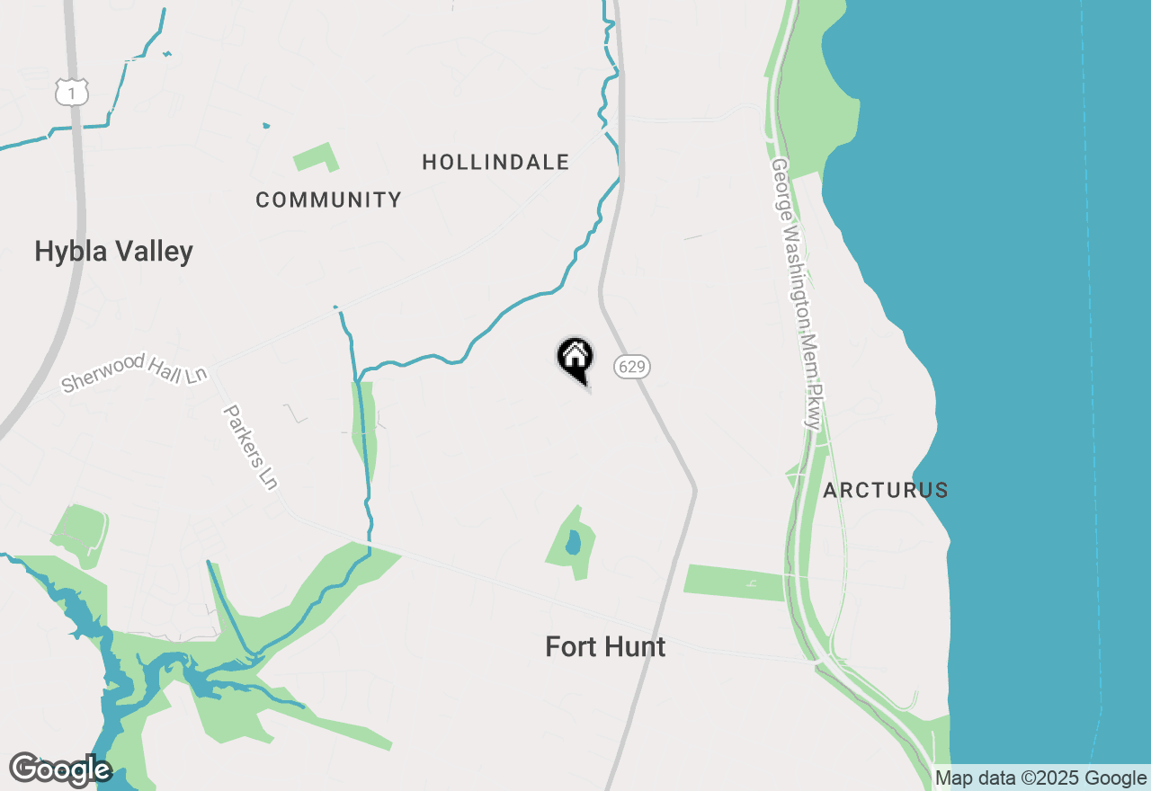 Map of 1600 Revere Drive, Alexandria, VA 22308