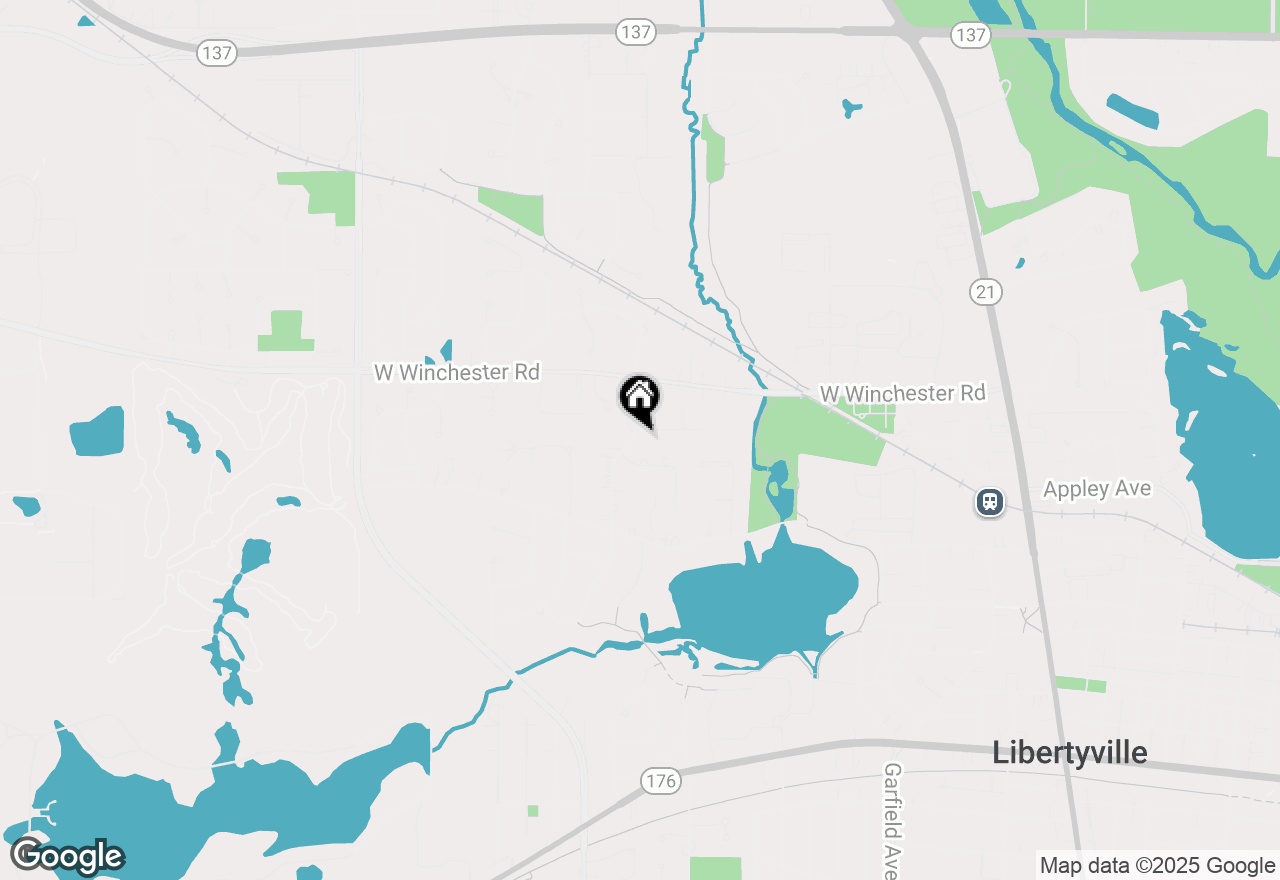 Map of 804 Paradise Lane, Libertyville, IL 60048