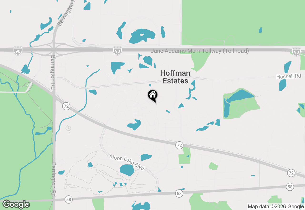 Map of 1836 Stockton Drive #1836, Hoffman Estates, IL 60169