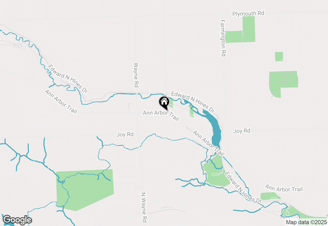 Map of 34405 Ann Arbor Trail Trail, Livonia, MI 48150