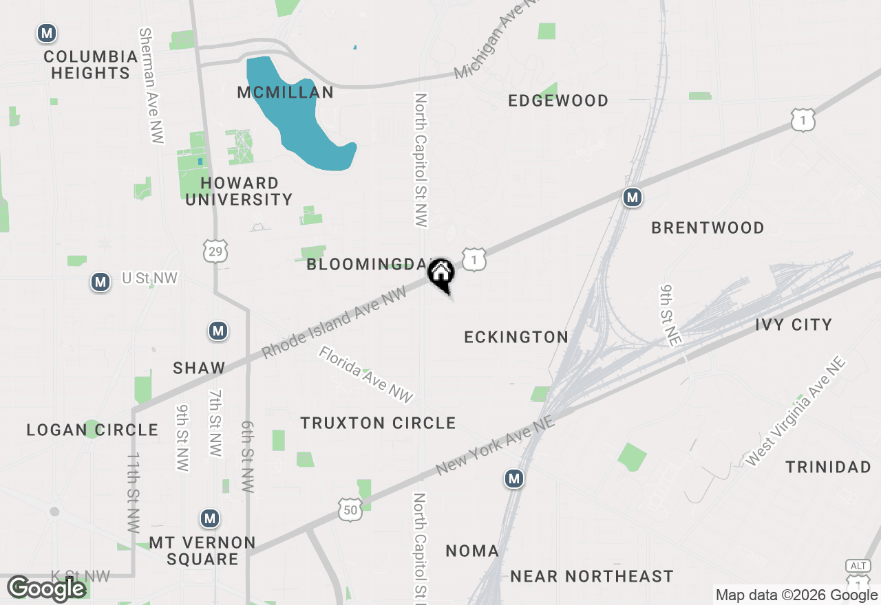 Map of 30 T Street Ne #2, Washington, DC 20002