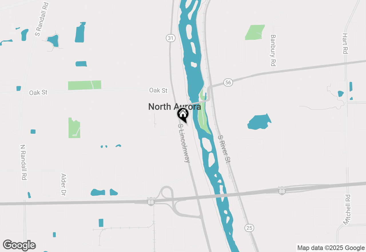 Map of 101 S Lincolnway Street, North Aurora, IL 60542