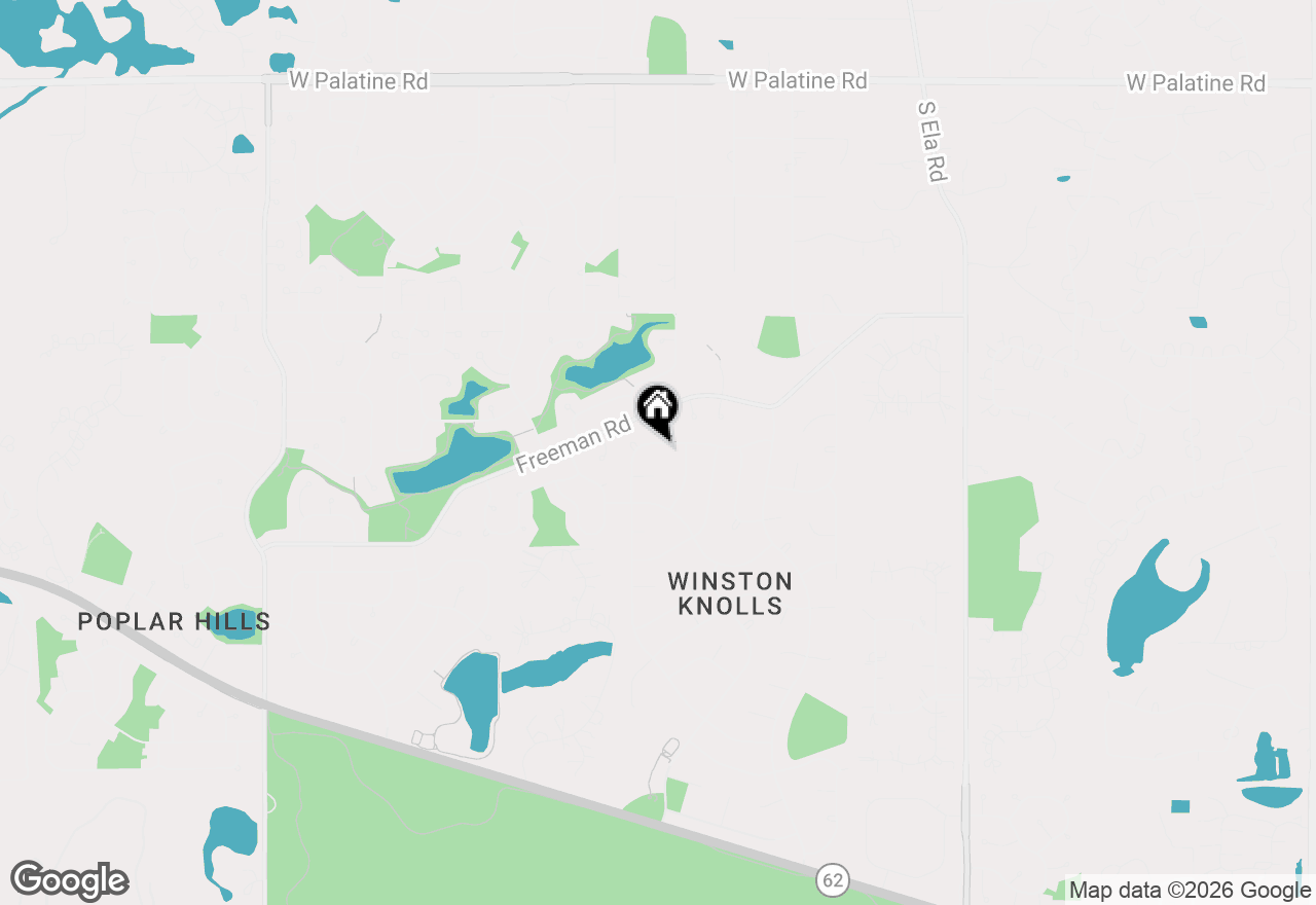 Map of 1005 W Firestone Drive, Hoffman Estates, IL 60192