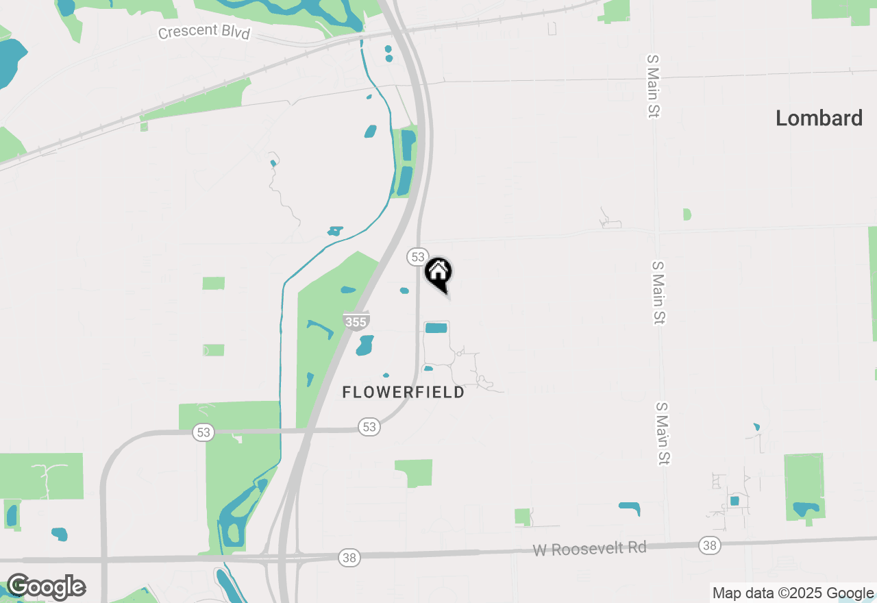 Map of 564 W Harrison Road, Lombard, IL 60148