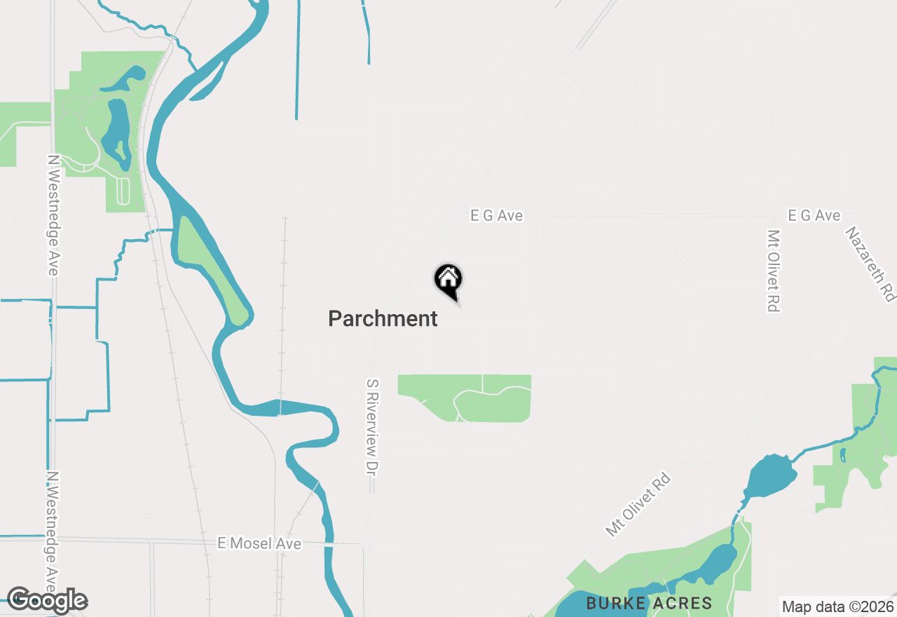 Map of 309 E Oak Grove Avenue, Parchment, MI 49004