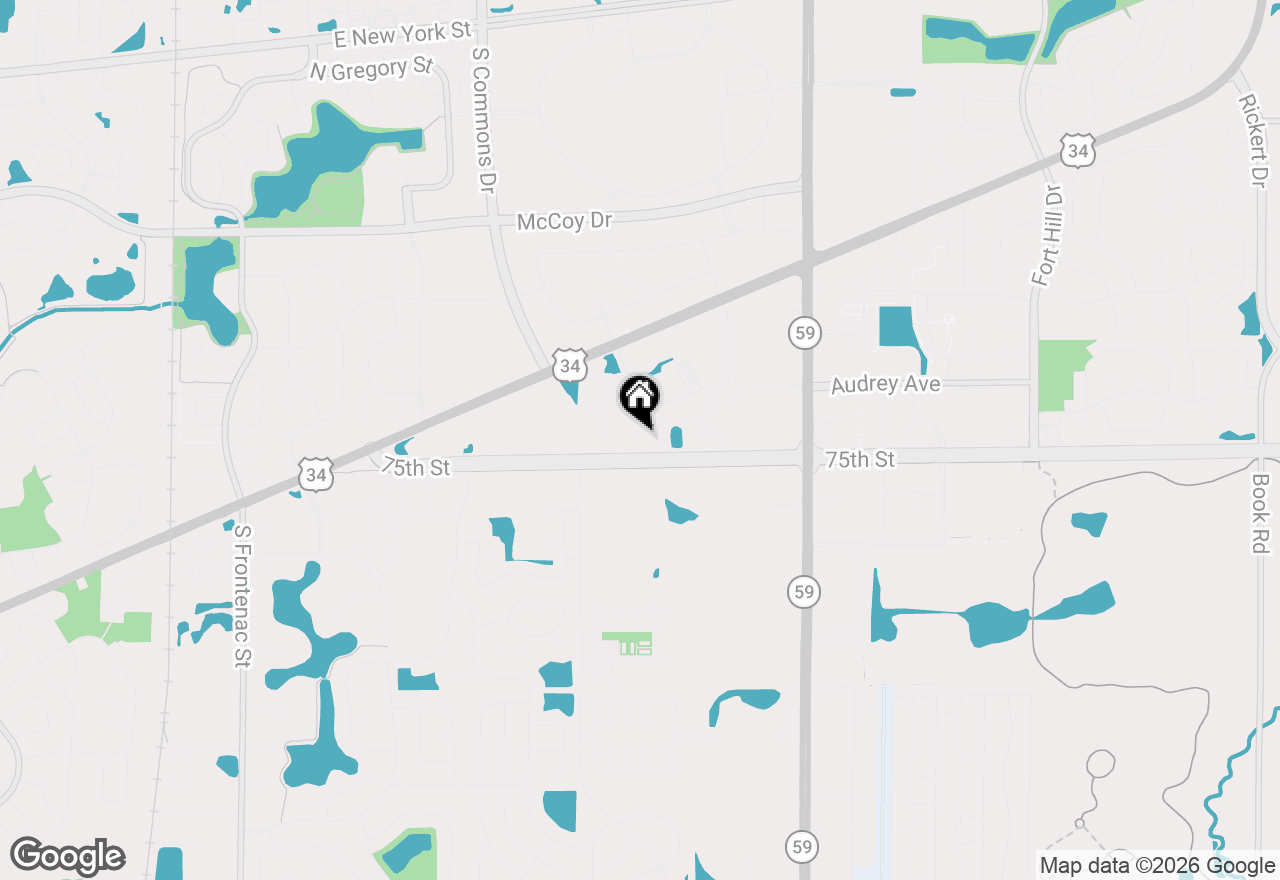 Map of 4213 Landing Drive #2B, Aurora, IL 60504