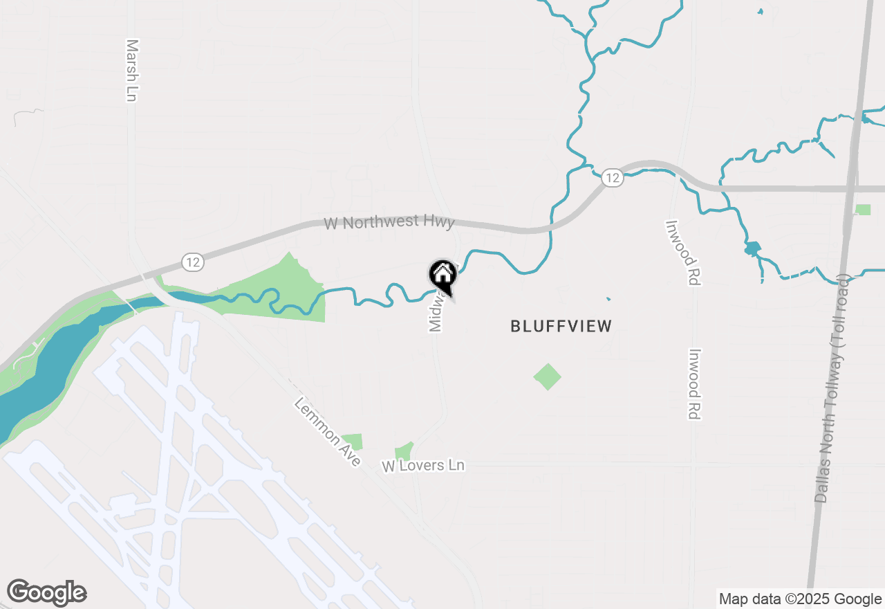 Map of 4511 Watauga Road, Dallas, TX 75209