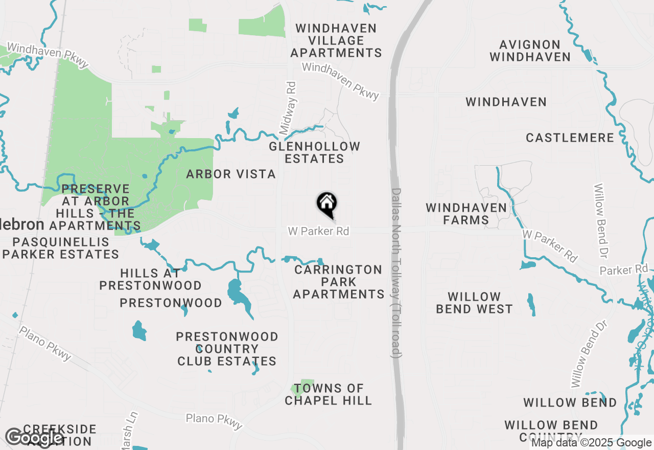 Map of 6208 W Trace Drive, Plano, TX 75093