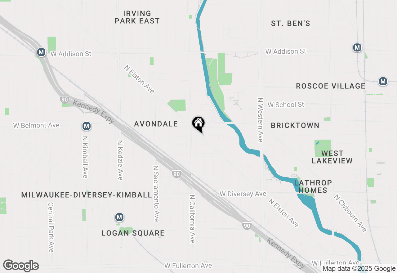 Map of 3140 N Elston, Chicago, IL 60618