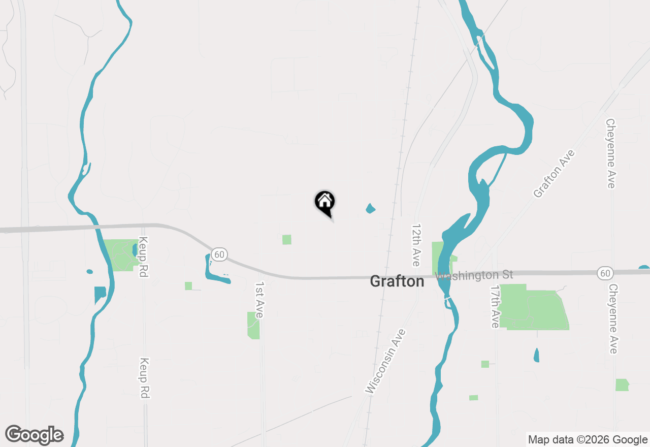 Map of 1002 5th Ave, Grafton, WI 53024