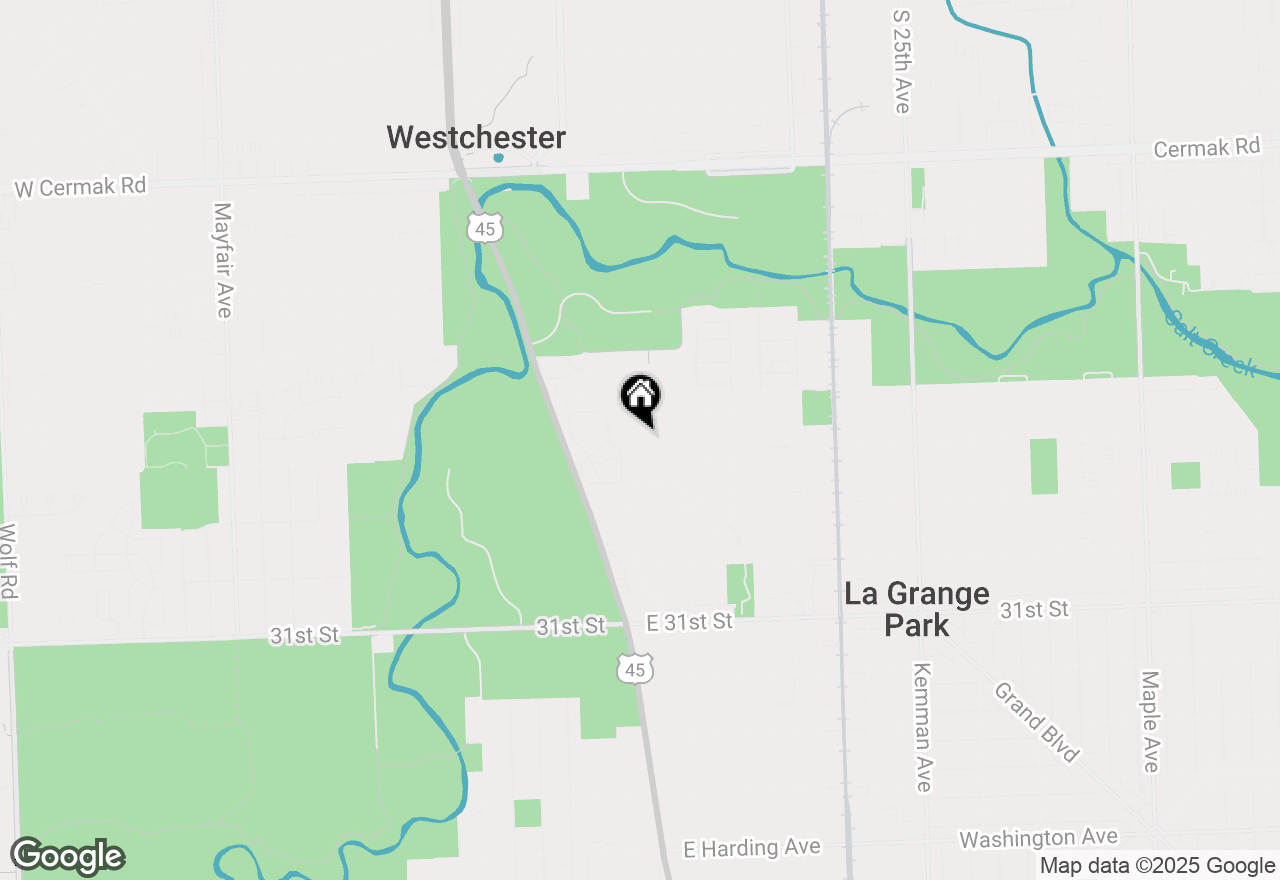 Map of 1429 Scotdale Road, La Grange Park, IL 60526