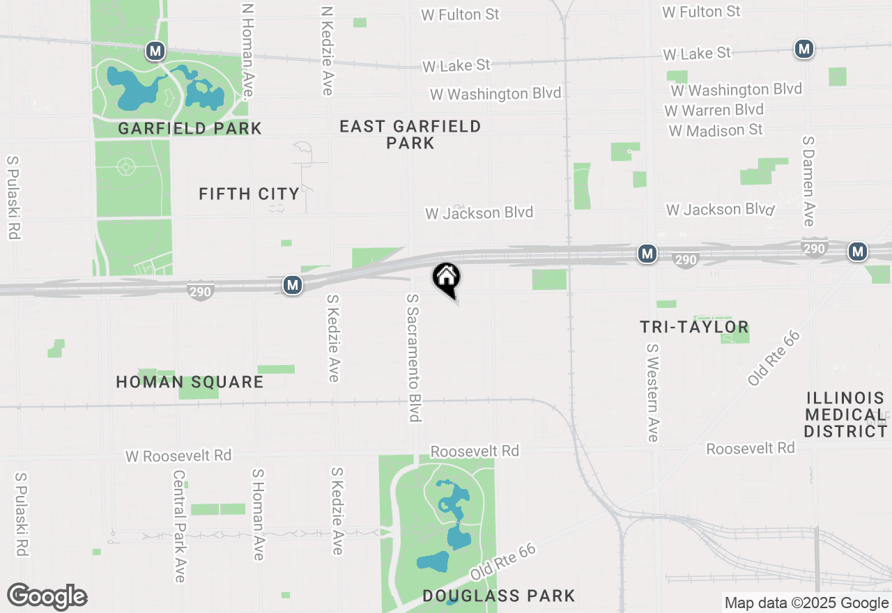 Map of 2908 W Flournoy Street, Chicago, IL 60612