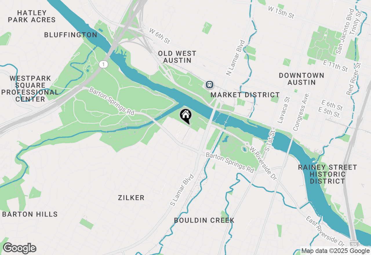 Map of 1600 Barton Springs Rd #4205, Austin, TX 78704