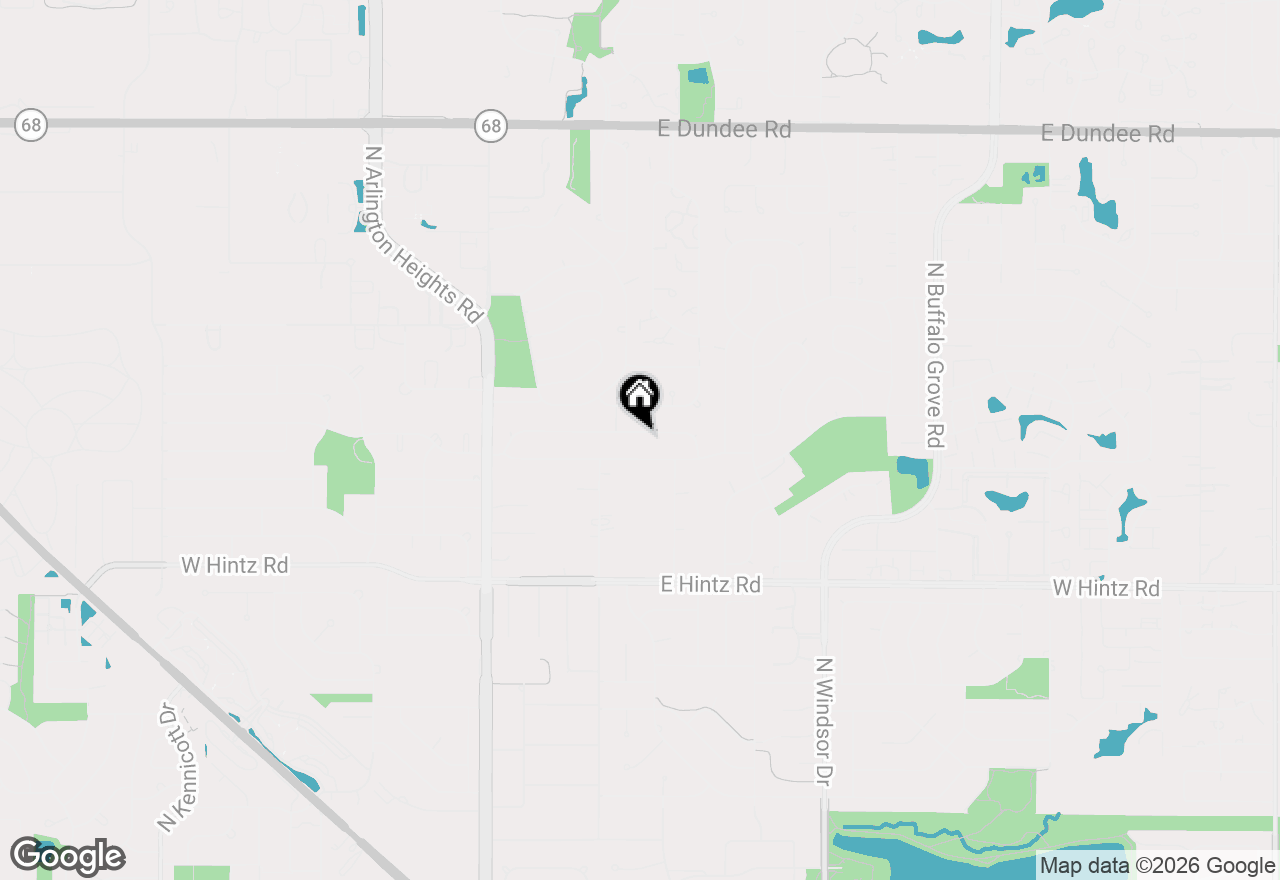 Map of 711 E Hackberry Drive, Arlington Heights, IL 60004