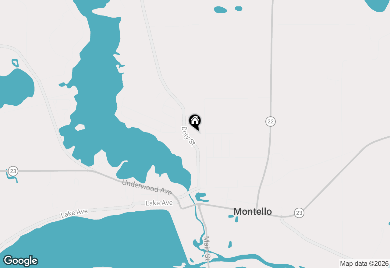 Map of 617 N Cth F, Montello, WI 53949