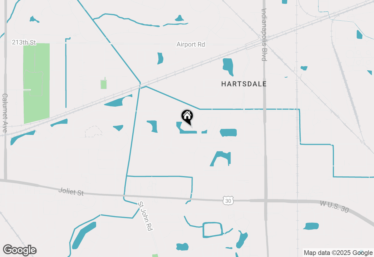 Map of 1247 Auburn Meadow Lane, Schererville, IN 46375