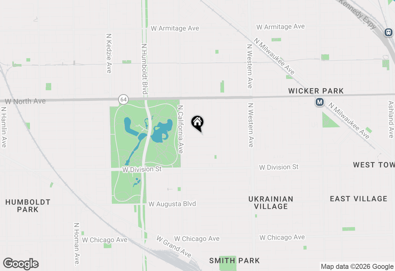 Map of 2701 W Hirsch Street #2, Chicago, IL 60622