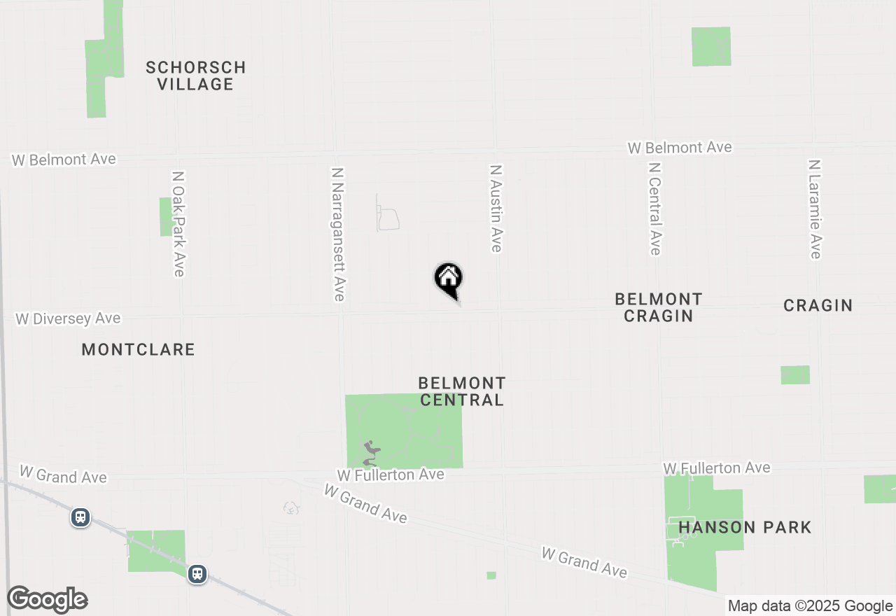 Map of 6112 W Diversey Avenue #D1, Chicago, IL 60639