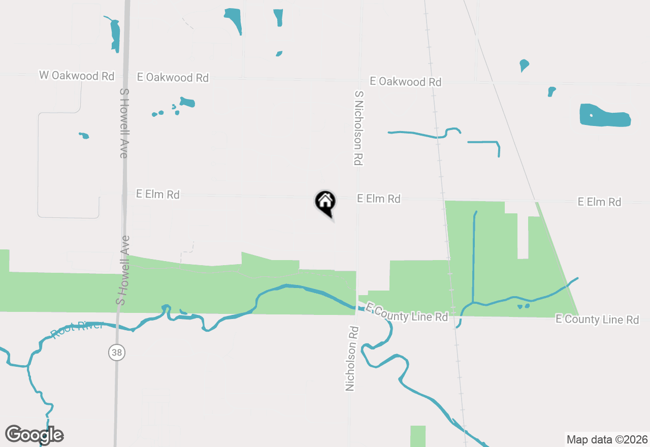 Map of 1331 E Maass Dr, Oak Creek, WI 53154