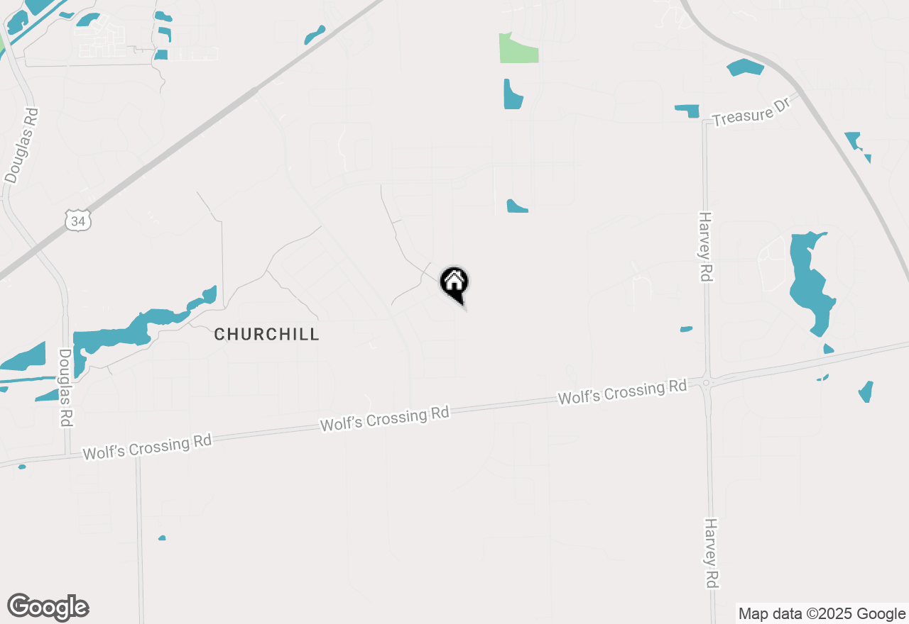 Map of 524 Majestic Lane, Oswego, IL 60543