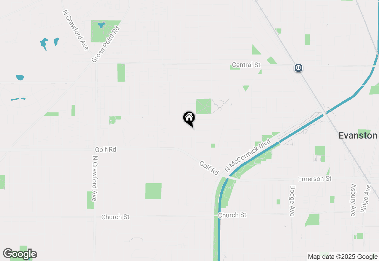Map of 2201 Forestview Road, Evanston, IL 60201