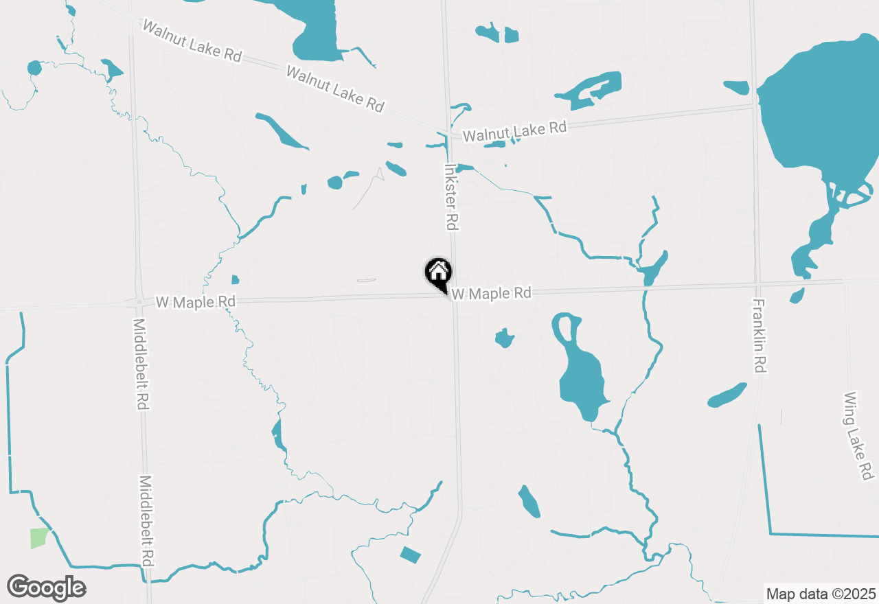 Map of 4935 W Maple Road, West Bloomfield, MI 48322