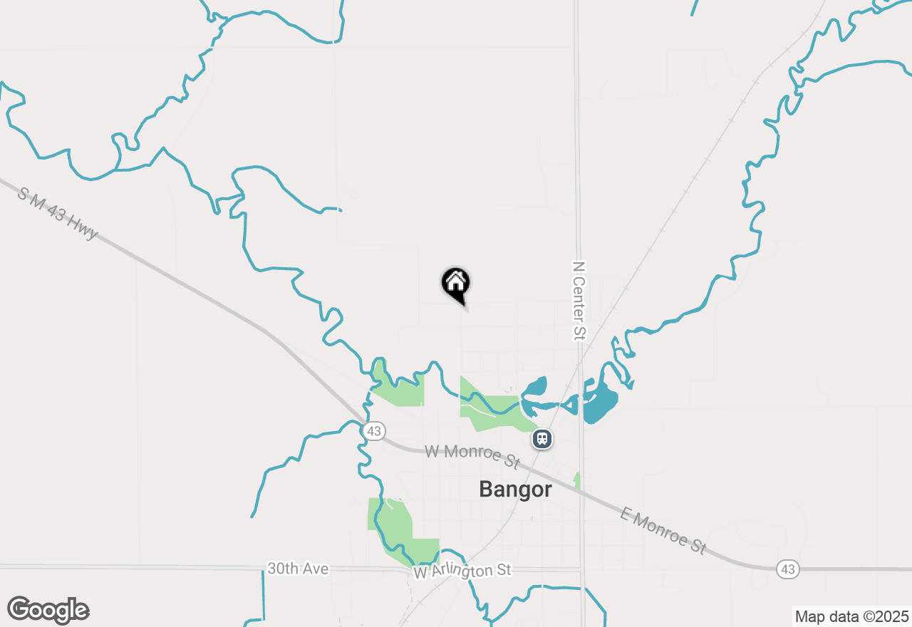 Map of 1110 3rd Street, Bangor, MI 49013