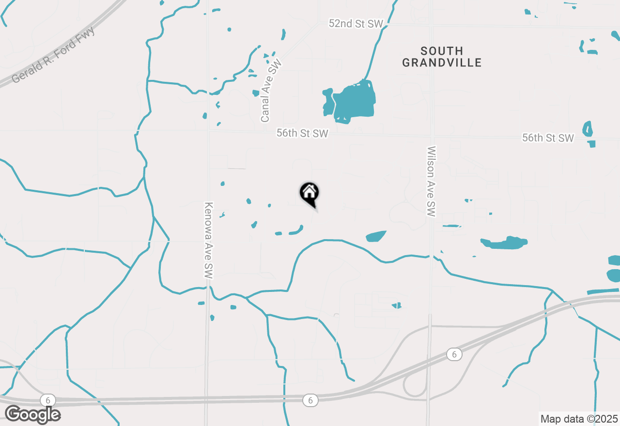 Map of 4445 Penny Lane Sw, Wyoming, MI 49418