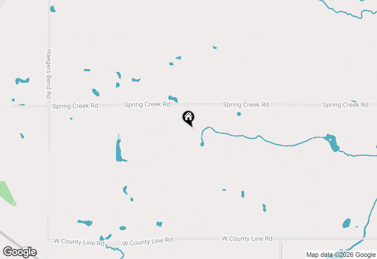 Map of 349 Spring Creek Road, Barrington Hills, IL 60010