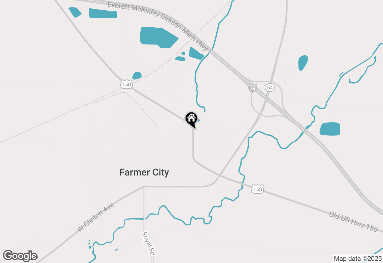 Map of 510 N Grove Street, Farmer City, IL 61842