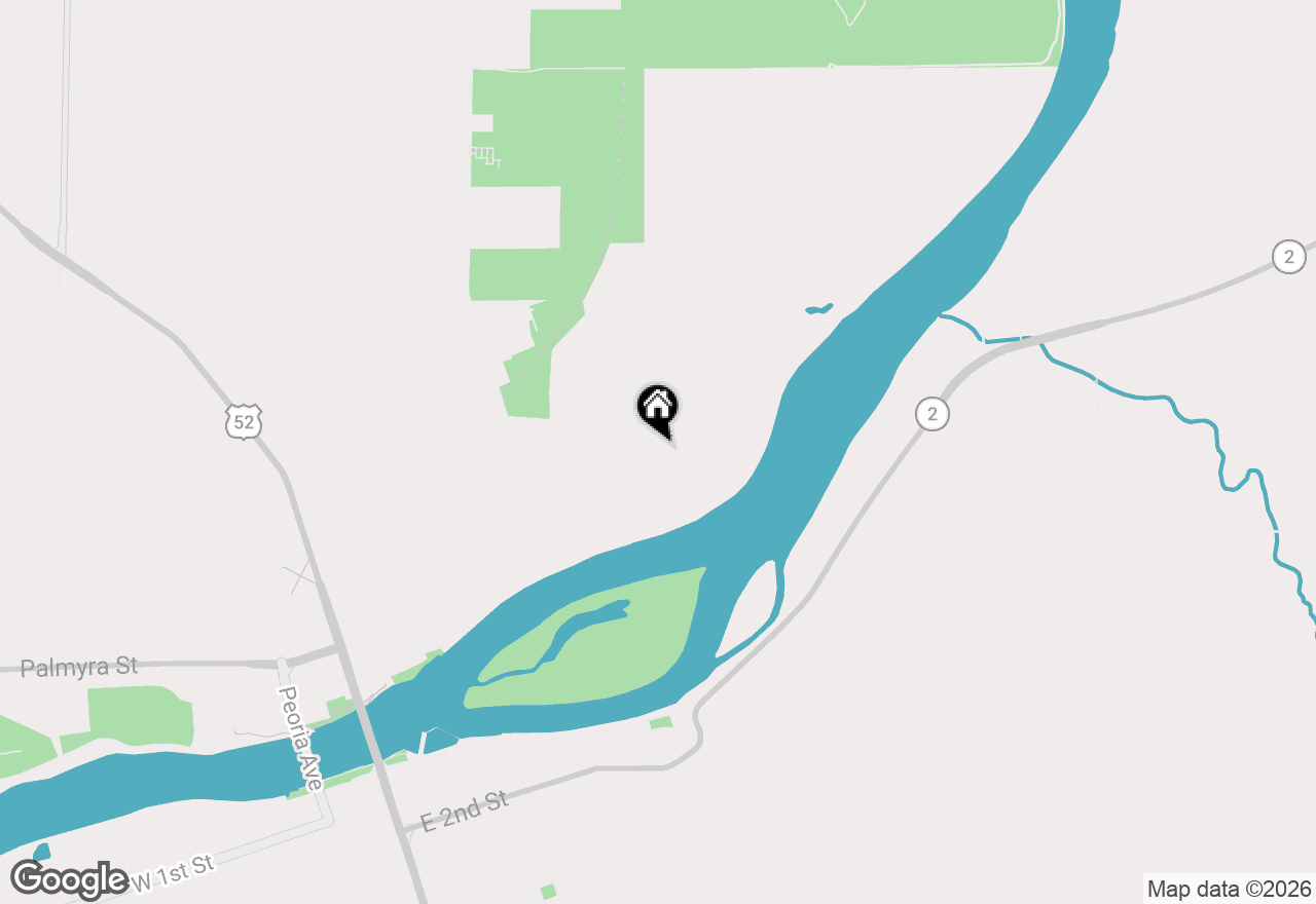 Map of 613 Garden Walk, Dixon, IL 61021