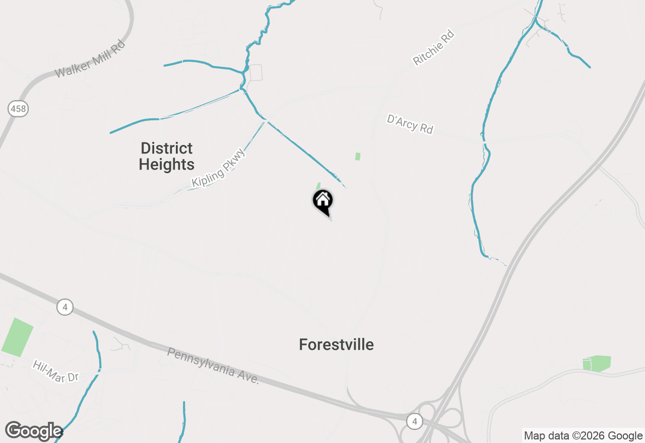 Map of 2600 Millvale Avenue, District Heights, MD 20747