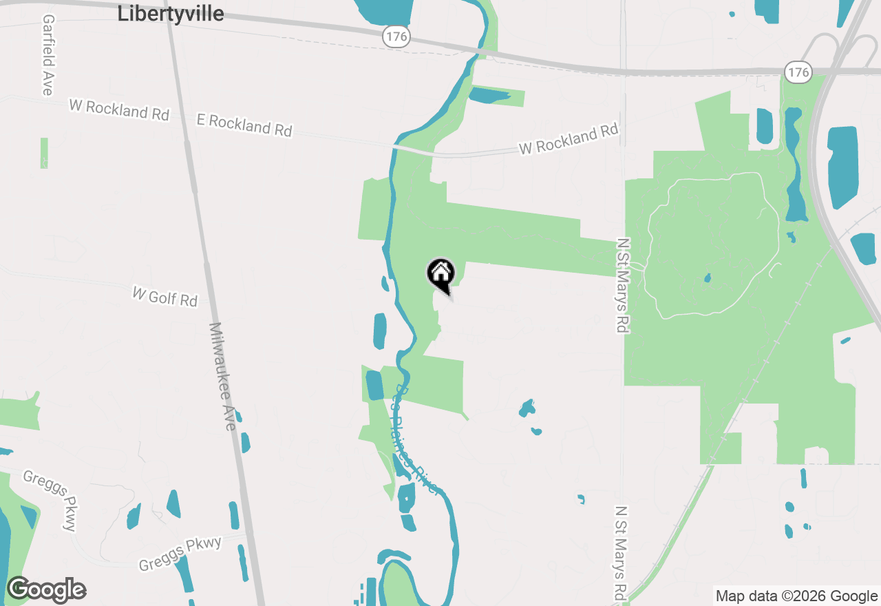 Map of 1191 Hunters Lane, Libertyville, IL 60048