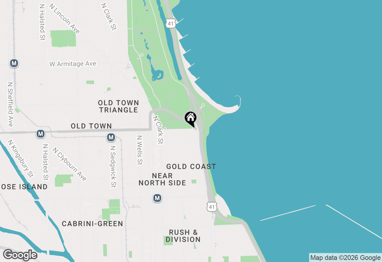 Map of 1555 N Astor Street #21W, Chicago, IL 60610