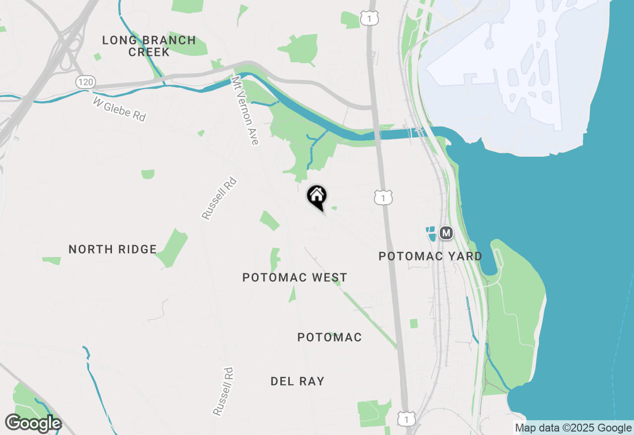 Map of 3407 Commonwealth Avenue #B, Alexandria, VA 22305