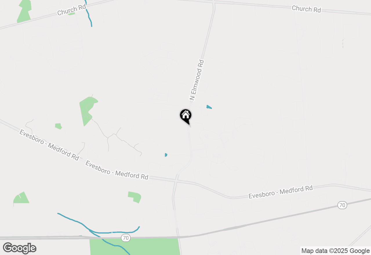 Map of 166 Crown Prince Drive, Marlton, NJ 08053