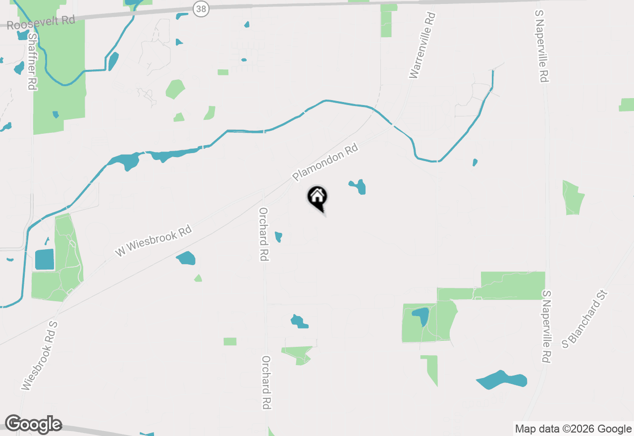 Map of 25W451 Plamondon Road, Wheaton, IL 60189
