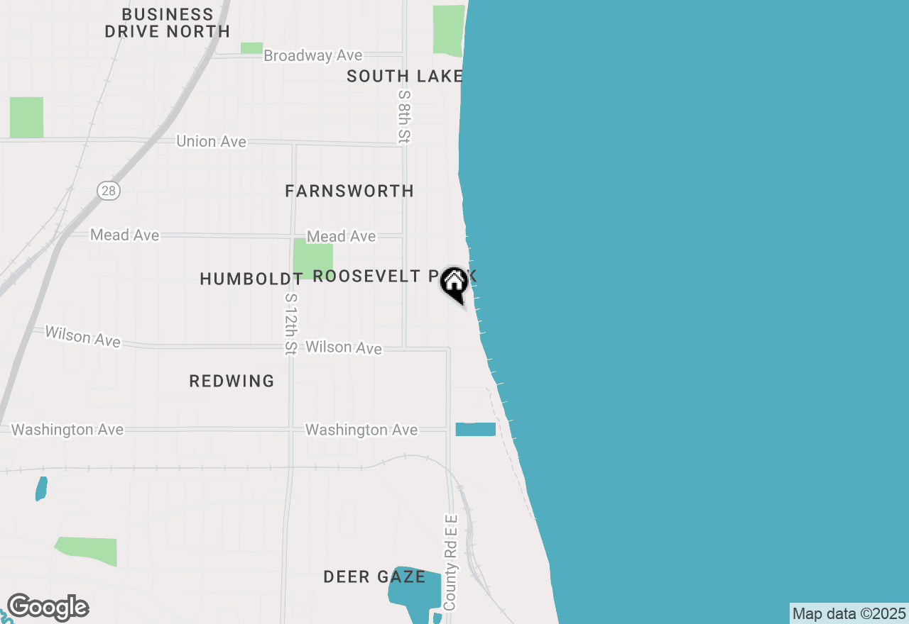 Map of 2811 Lakeshore Dr, Sheboygan, WI 53081