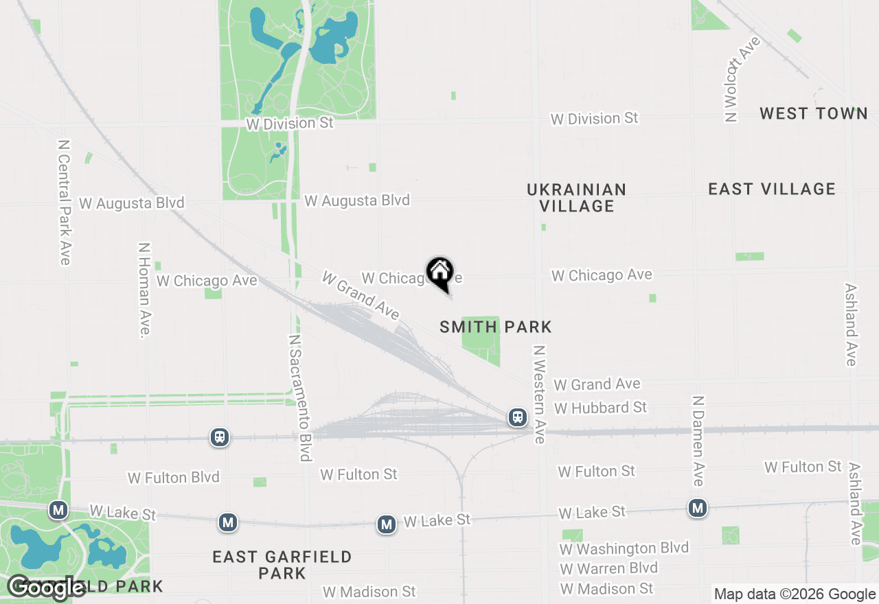 Map of 2631 W Superior Street #1, Chicago, IL 60612