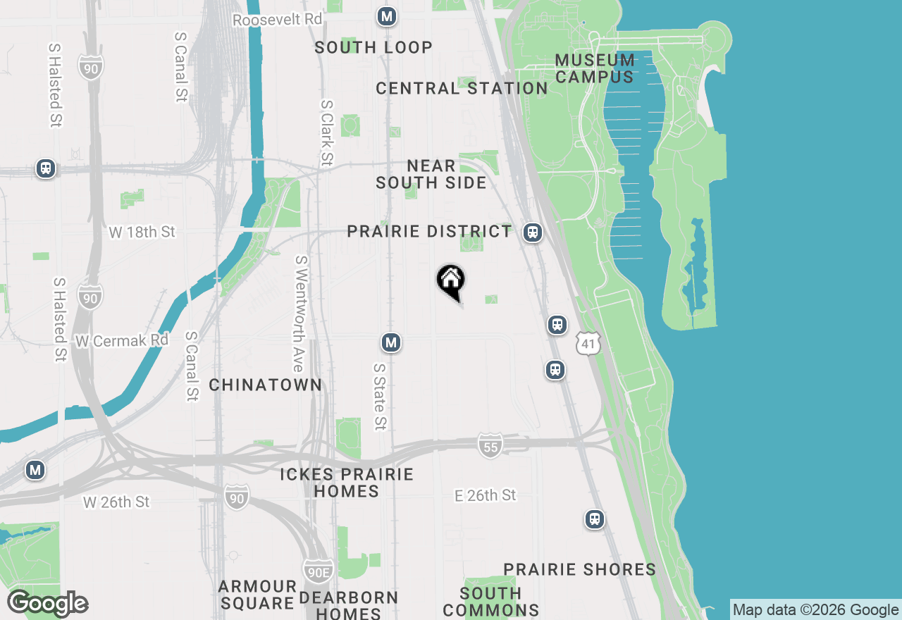 Map of 2100 S Indiana Avenue #114, Chicago, IL 60616