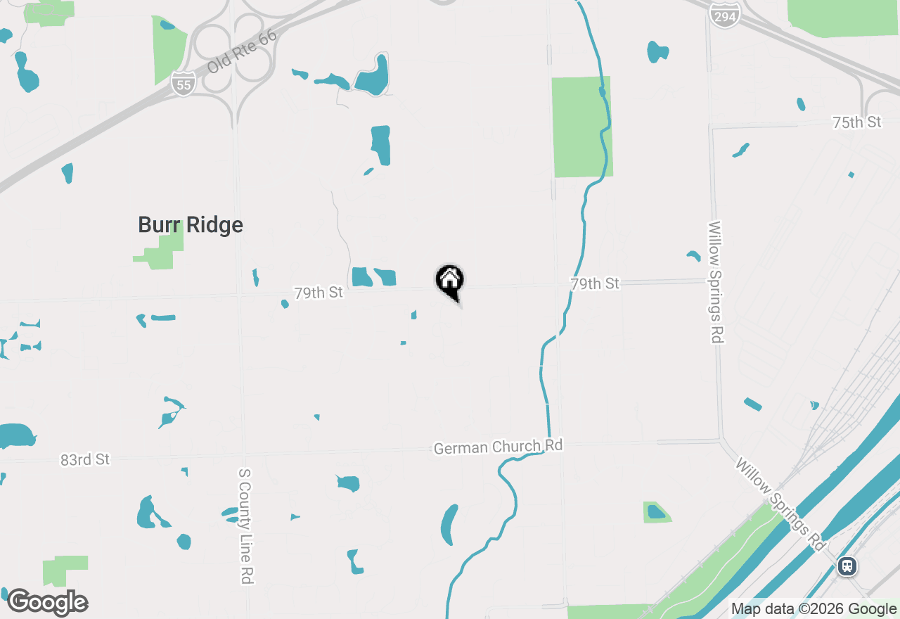 Map of 7917 Savoy Club Court, Burr Ridge, IL 60527