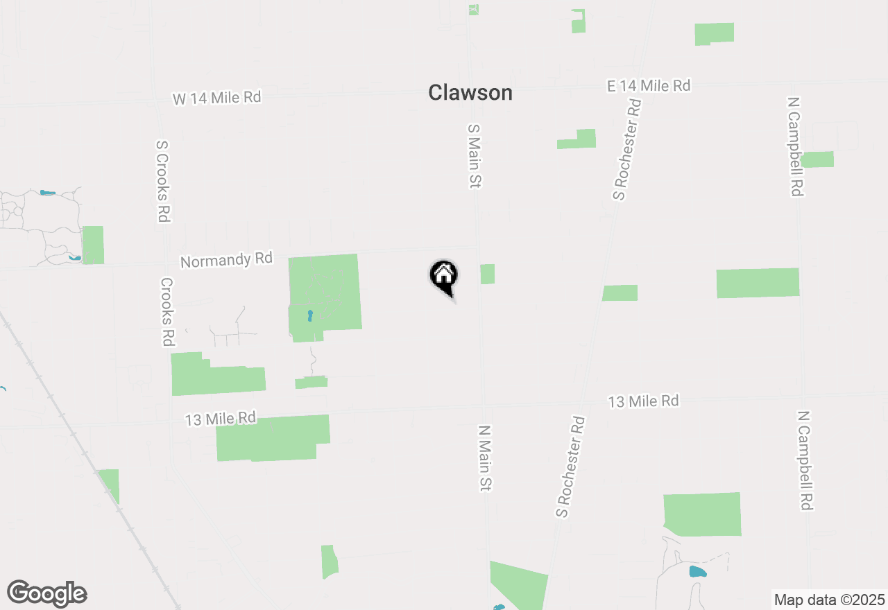 Map of 302 Charlotte Avenue, Royal Oak, MI 48073