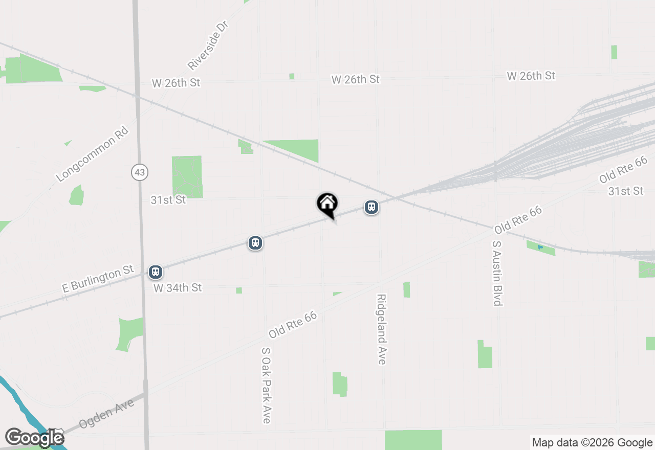 Map of 6542 W Windsor Avenue, Berwyn, IL 60402
