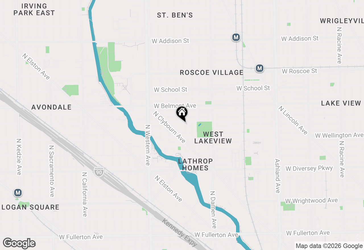 Map of 3051 N Leavitt Street, Chicago, IL 60618