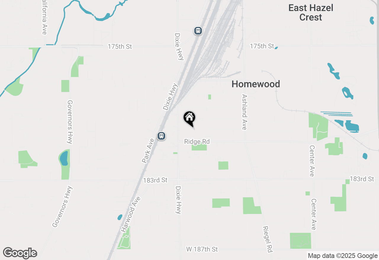 Map of 18006 Gottschalk Avenue, Homewood, IL 60430